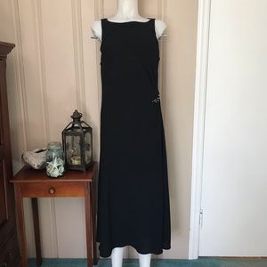 Jones New York Tea Length Black Dress 16